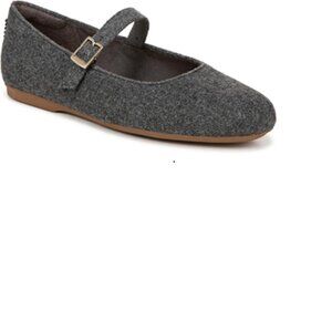 Dr. Scholl's Womens Wexley Jane Ballet Flat Charcoal Fabric 7.5 M